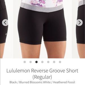 Lululemon Reverse Groove Short Regular 4